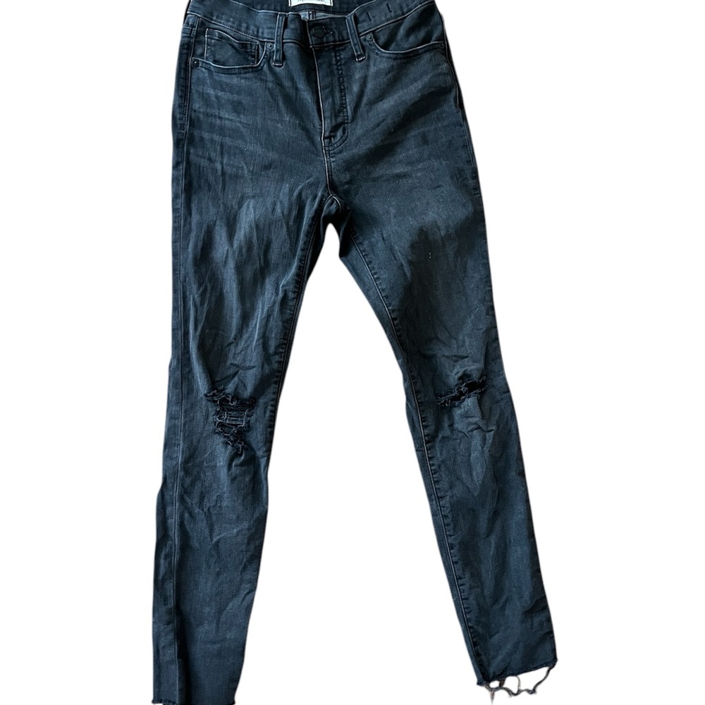 Madewell Distressed Black Jeans
